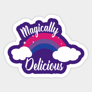 Magically Delicious Bisexual Pride LGBT Sticker